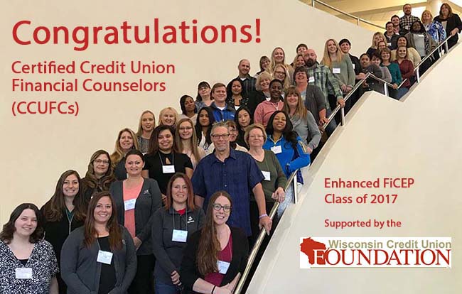 Congratulations, Certified Credit Union Financial Counselors Congratulations, Certified Credit Union Financial Counselors