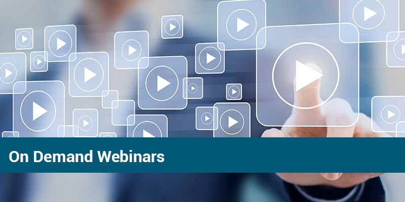 On Demand Webinars