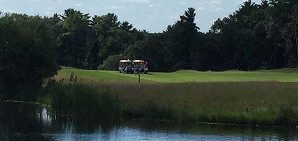 Get out onto the greens! Get out onto the greens!