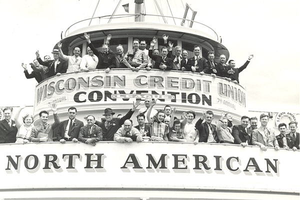 The League Boat Photo From 1940s