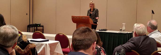 Government Affairs Specialist Andrea Gugel led the post-Capitol visit debriefing Government Affairs Specialist Andrea Gugel led the post-Capitol visit debriefing