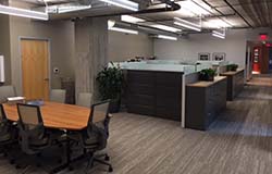 New main work space on the 4th floor